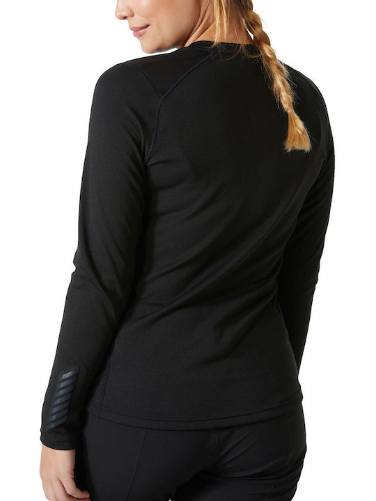 Helly Hansen Lifa Bluza termică pentru femei cu mâneci lungi Negru