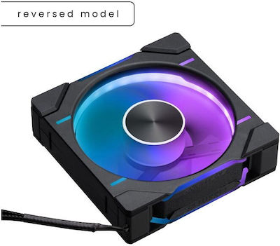 Phanteks PH-F120D30 Case Fan με RGB Φωτισμό και Σύνδεση 4-Pin PWM 3τμχ Reverse Black