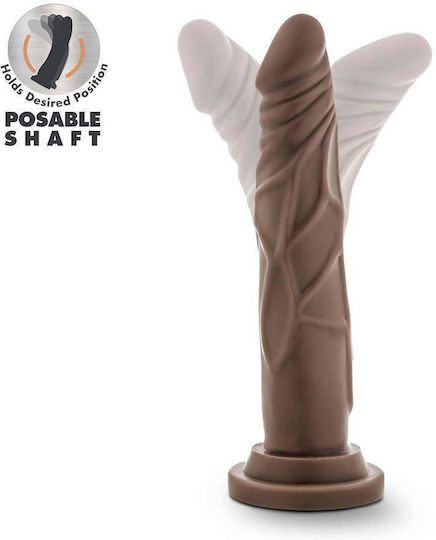 Blush Chocolate Dr. Skin Dr. Carter Ρεαλιστικό Dildo με Βεντούζα Καφέ 18cm