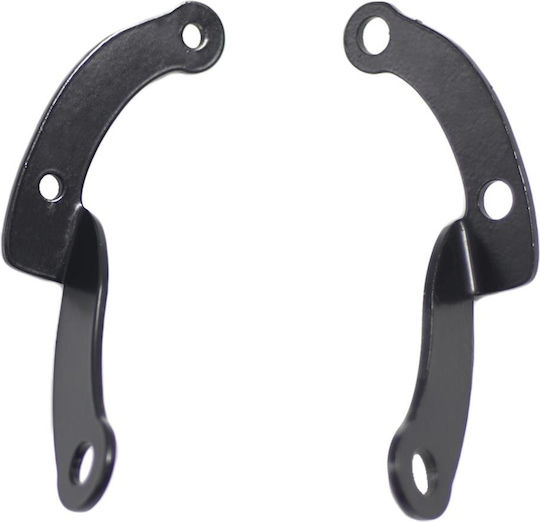 Yamaha Motorcycle Protective Hand Guards in Transparent Colour