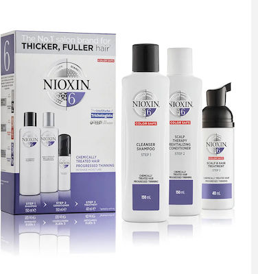 Nioxin Unisex Hair Care Set 6 Loyalty Kit with Shampoo / Conditioner 3pcs