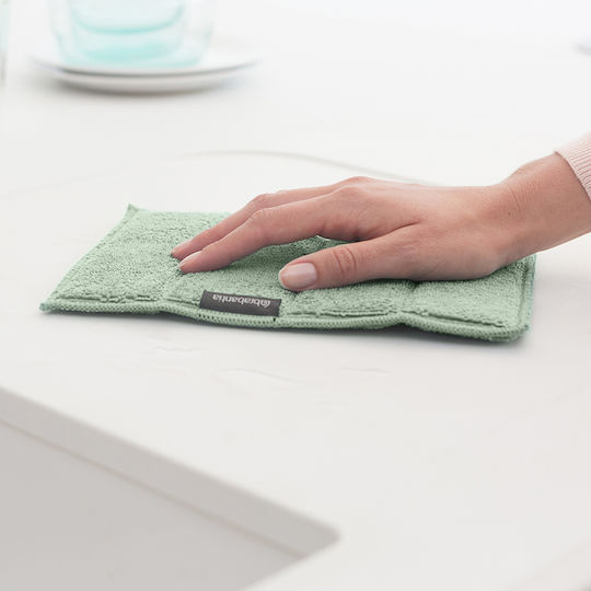 Brabantia Lavete de Curățare cu Microfibre Utilizare generală Gri 16x22buc 3buc