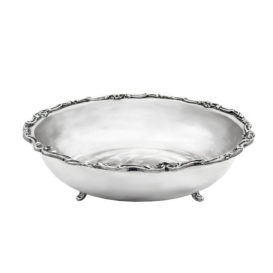Savvas Design Decorative Bowl Silver 16x16x5cm