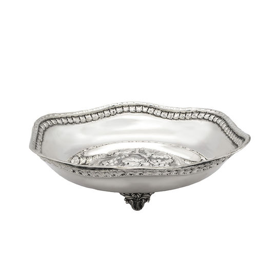 Savvas Design Decorative Bowl Silver 21x21x3cm