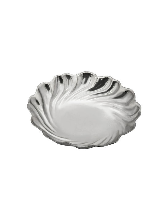 Savvas Design Декоративна купа Silver Сребрист 13x13x3.5см 1бр