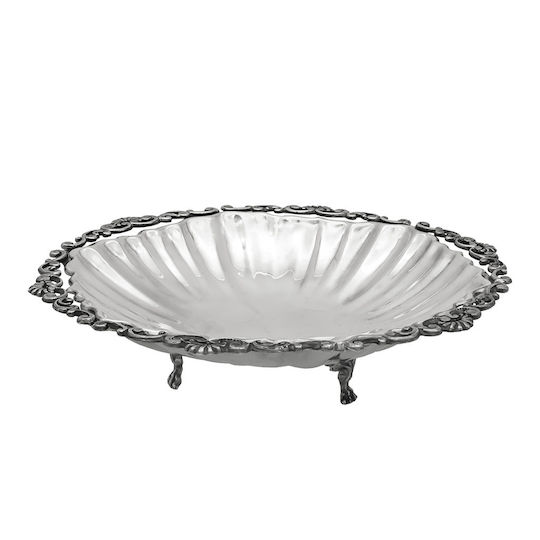 Savvas Design Decorative Bowl Silver 14x14x3cm