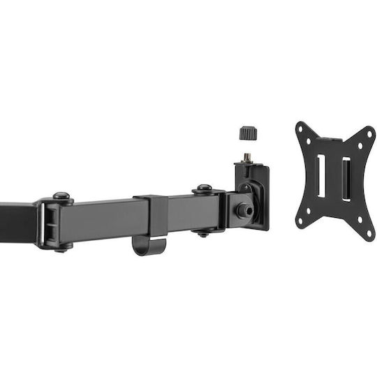 Equip Stand Desk Mounted for 2 Monitors up to 32" with Arm (650157)