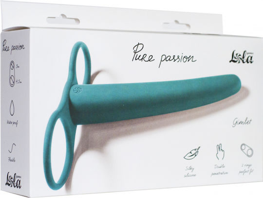 Lola Games με Διπλό Dildo σε Πράσινο Χρώμα