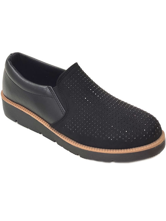 Blondie Women's Slip-Ons Black