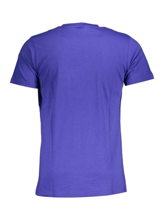 Squola Nautica Italiana Men's Athletic T-shirt Short Sleeve Blue