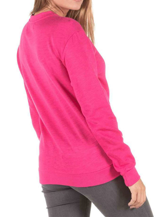 O'neill Women's Blouse Long Sleeve with Hood Fuchsia