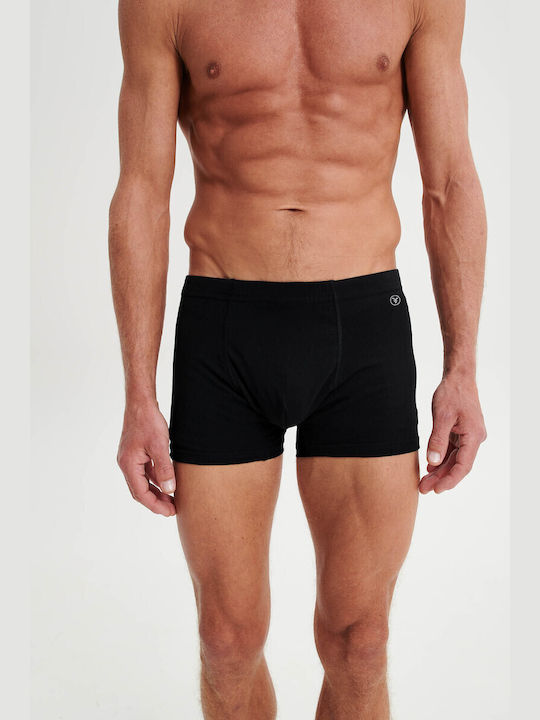 Herren Boxershorts Schwarz 2Packung