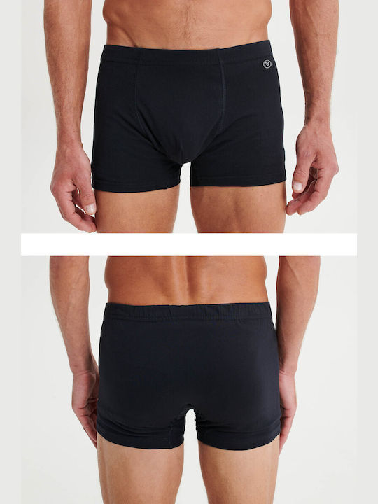 Herren Boxershorts Schwarz 2Packung