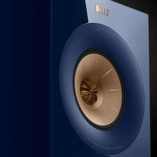 Kef R3 Ζεύγος Ηχείων Hi-Fi Βιβλιοθήκης 180W 3 Δρόμων Π20xΒ33.6xΥ42.2εκ. Indigo Gloss Special Edition