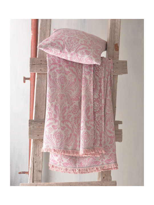 Rythmos Decorative Pillow Case Beatris Pink 40x40cm