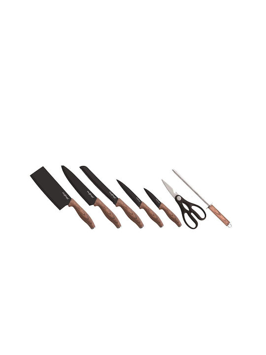 Cheffinger Knife Set With Stand of Stainless Steel CF-KS05 8pcs