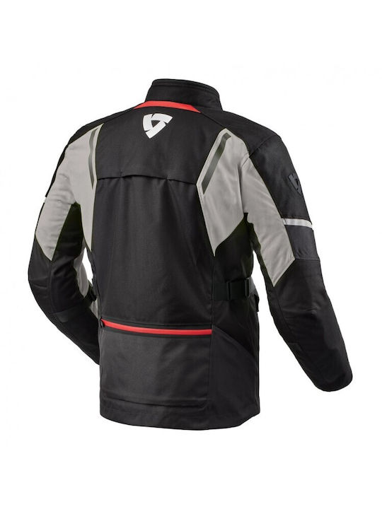 Rev'IT Move H2O Herren Motorradjacke Black/Grey