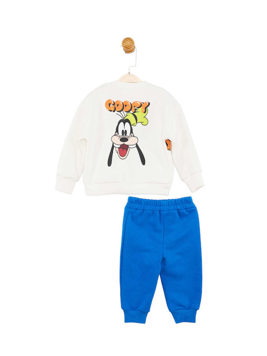 Disney Kids Sweatpants Set White 2pcs