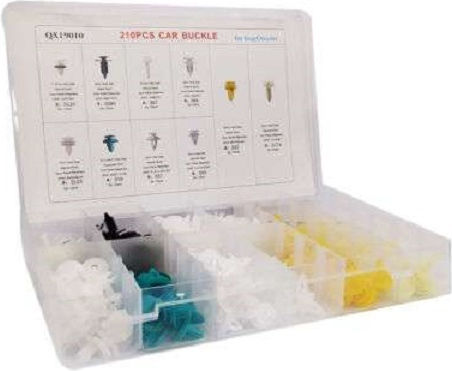 Car Plastic Clips 210 Pieces