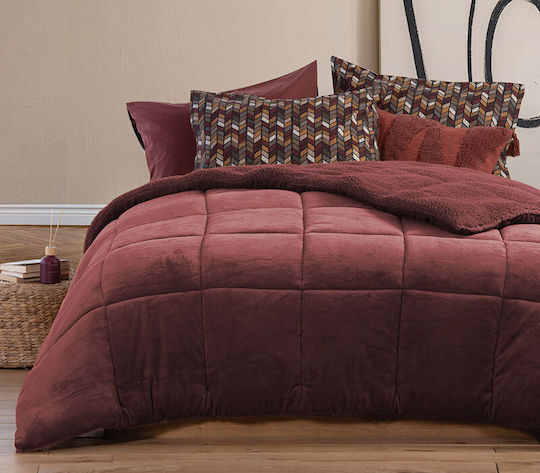 Nef-Nef Homeware Duvet Cover Queen 220x240cm Singular Rose 225 GSMGsm