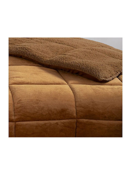 Nef-Nef Homeware Duvet Cover Single 160x220cm Singular Camel