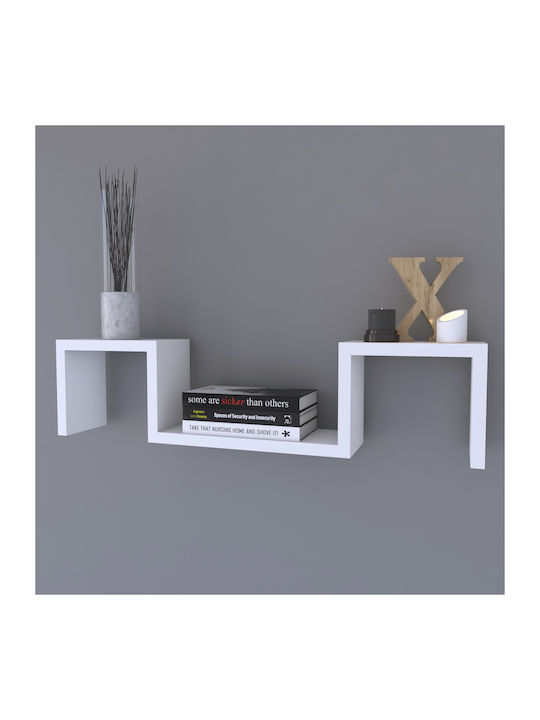 Shelf Wall Esterline White 70x11.7x15cm