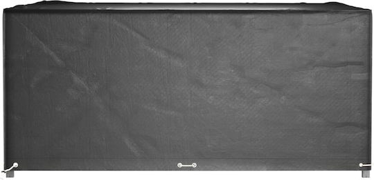 vidaXL Waterproof Dining Table Cover Black 205x205x90cm