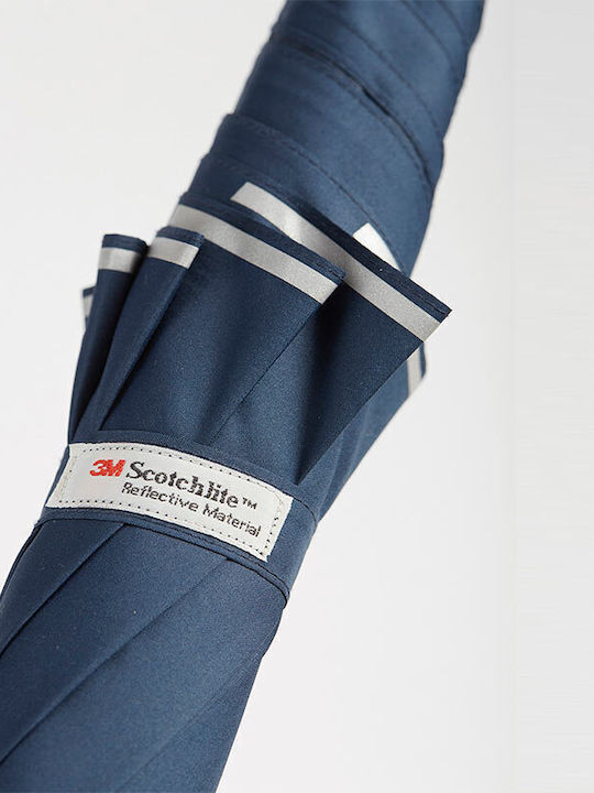 Ezpeleta Scotchlite Αυτόματη Ομπρέλα Βροχής Σπαστή Navy Μπλε