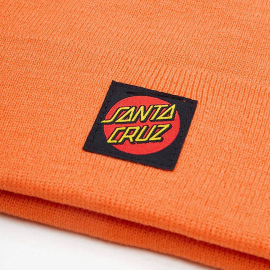 Classic Label Beanie Unisex Beanie Gestrickt in Orange Farbe