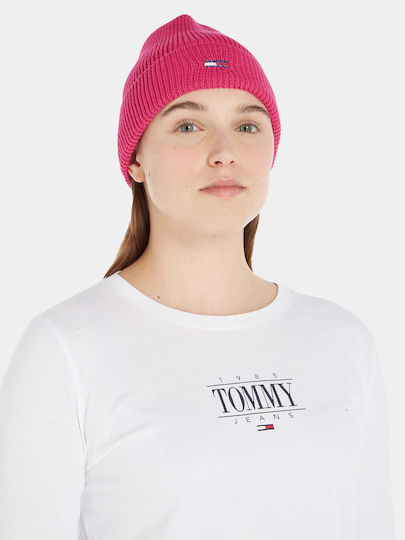 Knitted Beanie Cap Pink AW0AW15474TSA