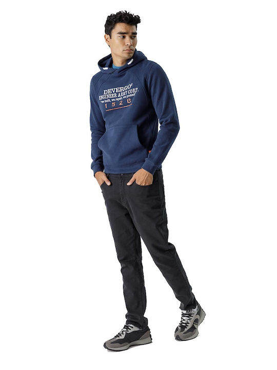 Trousers Elastic Dark Navy Blue