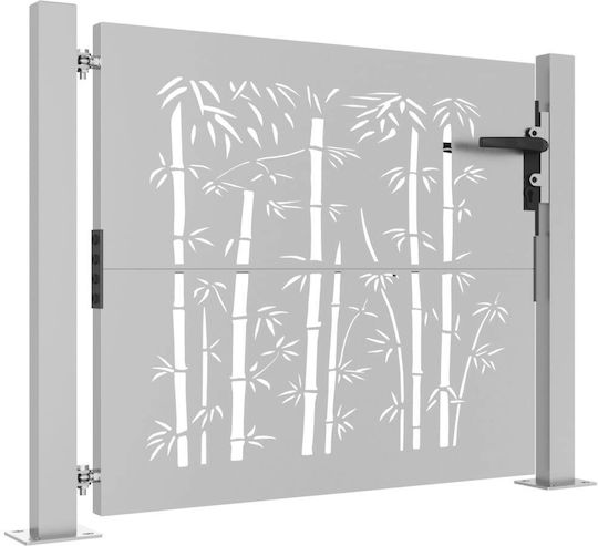 vidaXL Garten Tür für Zaun aus Bamboo in Braun Farbe 1.05m x 80cm