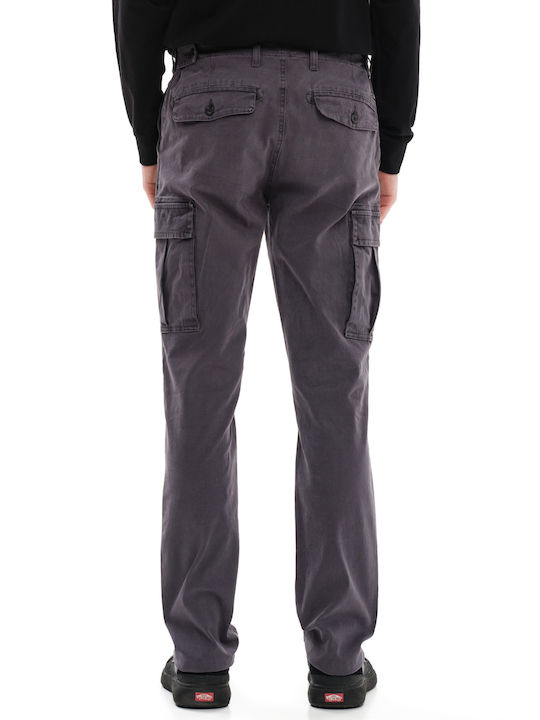 Trousers Cargo Elastic Gray
