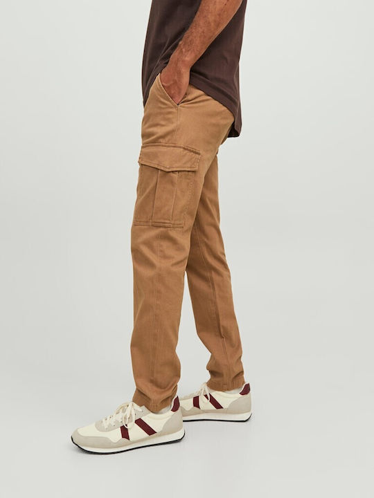 Trousers Cargo Elastic in Slim Fit Otter