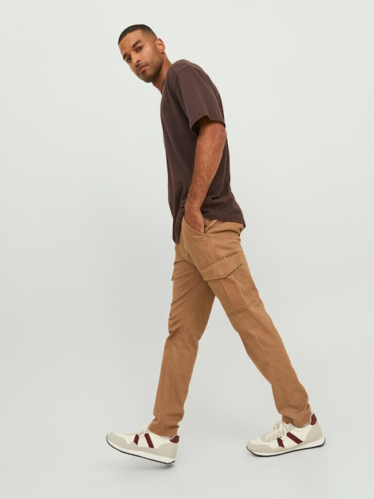 Trousers Cargo Elastic in Slim Fit Otter