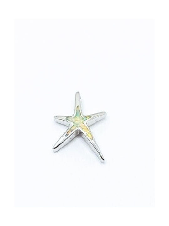 PS Silver Necklace with design Star from Silver