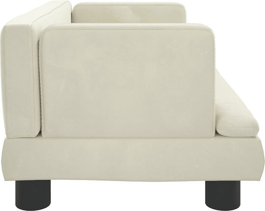 Kids Sofa Beige 60x40x30cm