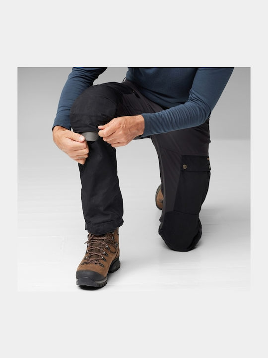 Fjallraven Keb Ανδρικό Μακρύ Παντελόνι Πεζοπορίας Μαύρο
