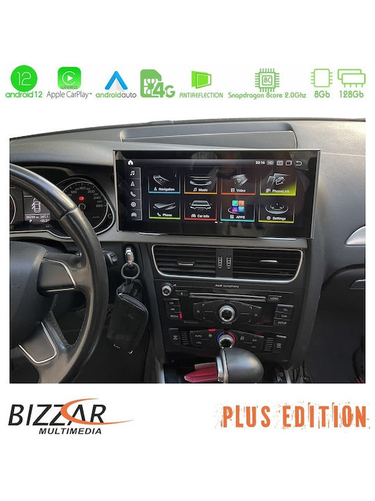 Bizzar Car Audio System for Audi A4 / A5 2008-2015 (Bluetooth/USB/AUX/WiFi/GPS/Apple-Carplay/Android-Auto) with Touch Screen 10.25"