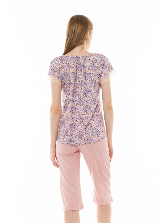 Pink Label Winter Women's Pyjama Set Purple