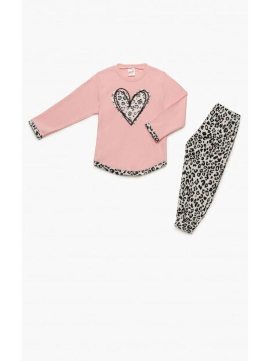 Minerva Loved Set Top & Bottom Kids Pyjamas Pink