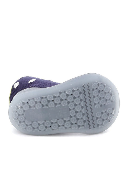 BigToes Kinder Haussocken Blau