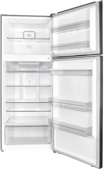 Davoline Double Door Refrigerator 415lt NoFrost H178xW70xD68cm Gray FDX 415E NF DARK IX