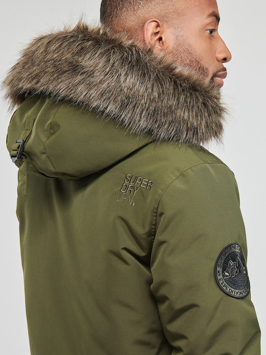 Everest Winter Jacket Parka Olive.