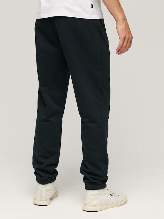 Superdry Men's Sweatpants with Rubber Navy Blue