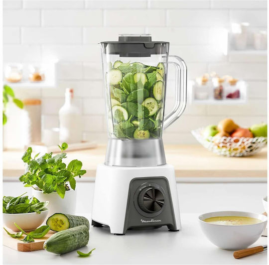 Moulinex Blendeo Μπλέντερ με Πλαστική Κανάτα 1.5 lt 450W Λευκό