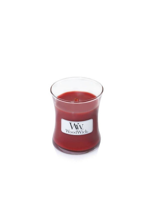 WoodWick Scented Candle Jar Burgundy 1pcs