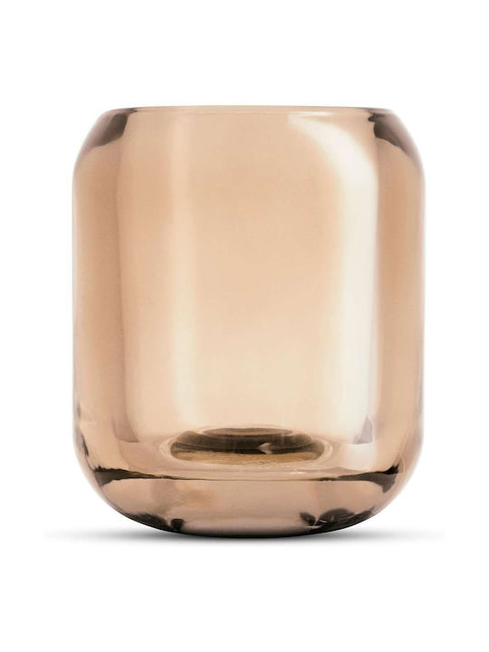 Eva Solo Acorn Set of Candle Holders Glass suitable for Tealights in Orange Color 8x6.5x6.5cm 2pcs