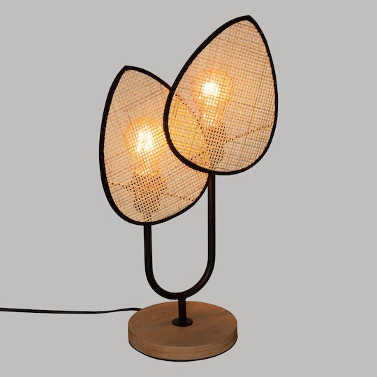 Atmosphera Dekoratives Tischlicht Olme E27 32,5x16x44cm
