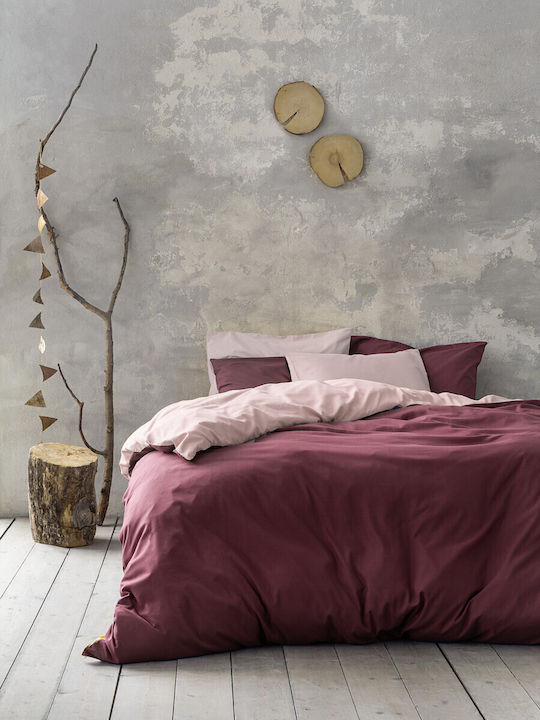 Nima Pilotă Single 160x240cm Abalone Nude / Bordeaux 12.5 togs Togs